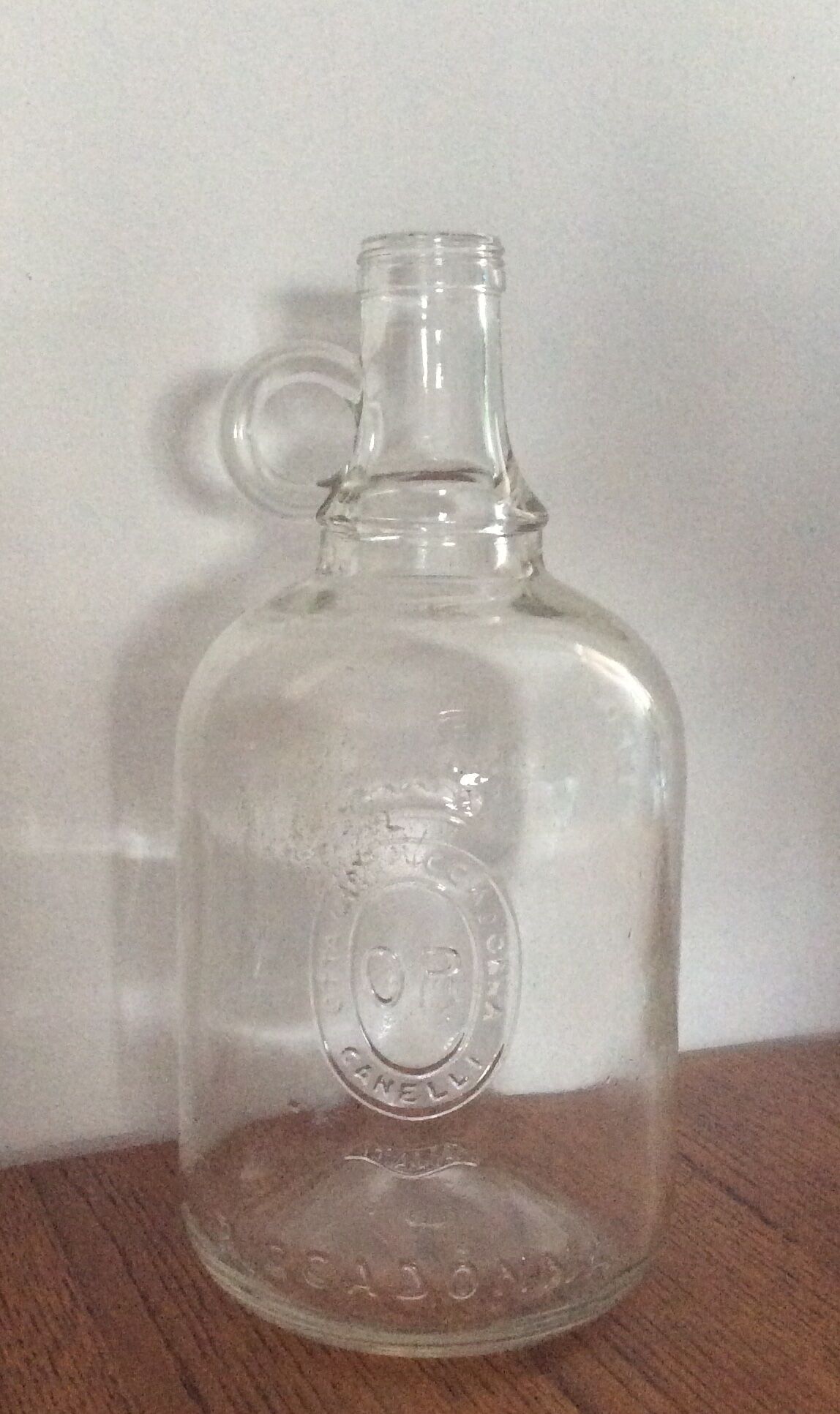 Old bottle Riccadonna vintage Italy