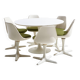 ARKANA DINING SET BY MAURICE BURKE, SET OF 7 (MK9663)