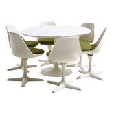 ARKANA DINING SET BY MAURICE BURKE, SET OF 7 (MK9663)