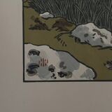 Lithograph by Henri Rivière Stream at Lopérec