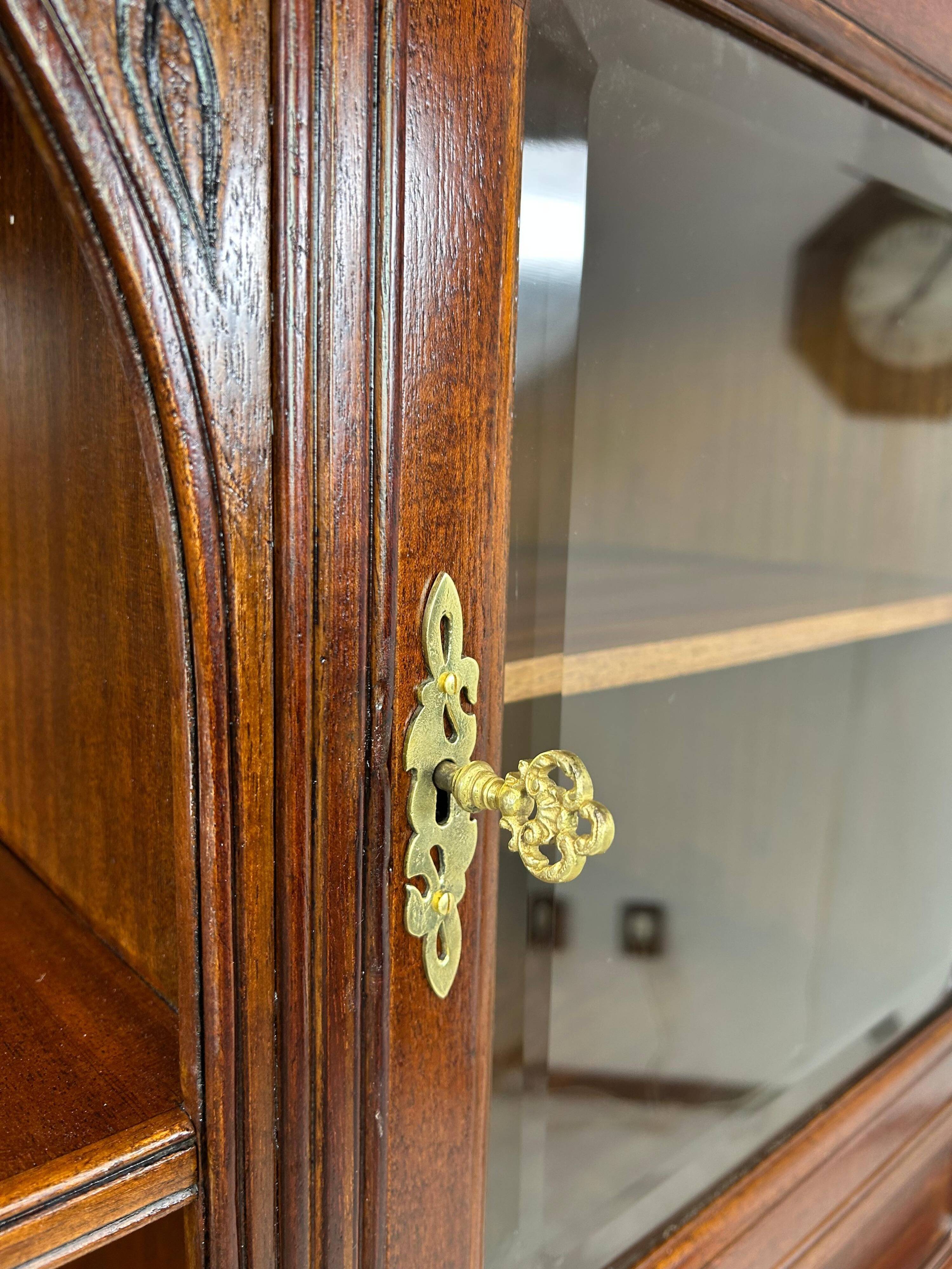 Art Nouveau display cabinet
