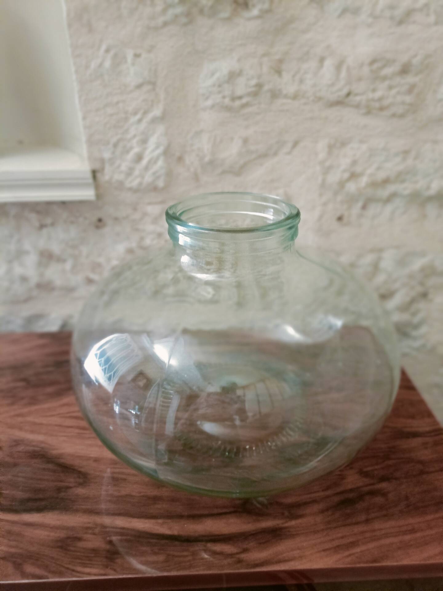 Grand vase, bonbonne en verre