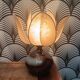 Ceramic lamp, flower