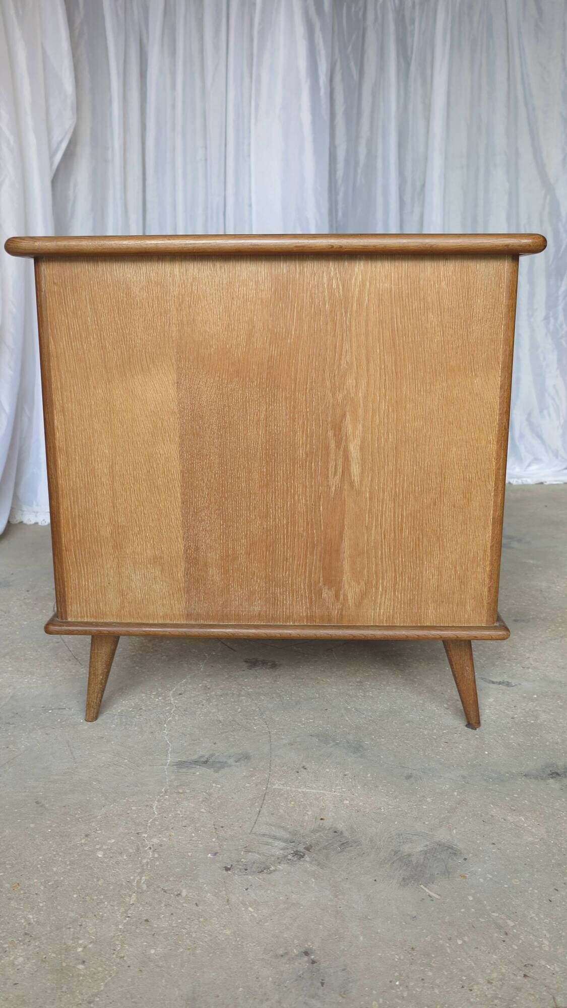 Minister's desk 1960s light oak