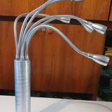 Lamp or wall lamp in brushed metal