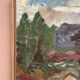 Mid-Century Oil on Canvas "Landscape" by Gunnar G, Vintage & Framed 49x41cm