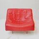 Vintage Montis Butterfly lounge chair by Gerard van den Berg in red leather