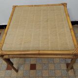 Set of 3 Vintage Rattan Coffee Tables