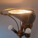 Floor lamp Table lamp signed Malabert house 1930 Art Deco DLG rings Quinet
