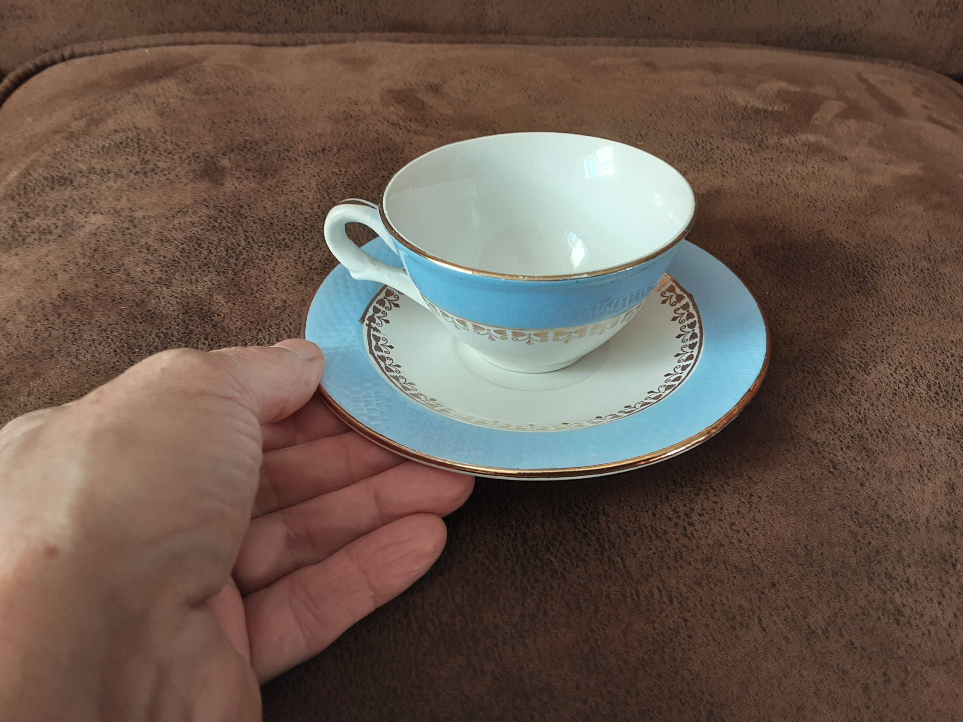 Coffee set at Café Gilbert