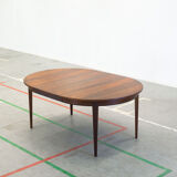 Omann Jun ‘Model 55’ extendable rosewood dining table