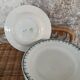 Plates in Amandinoise Saint-Amand earthenware