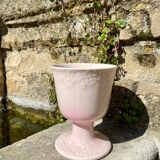 Coupe vase rose poudré