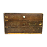Old haberdashery box, 3 drawer display LV Paris Son horse head