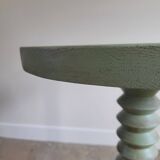Patinated green gueridon