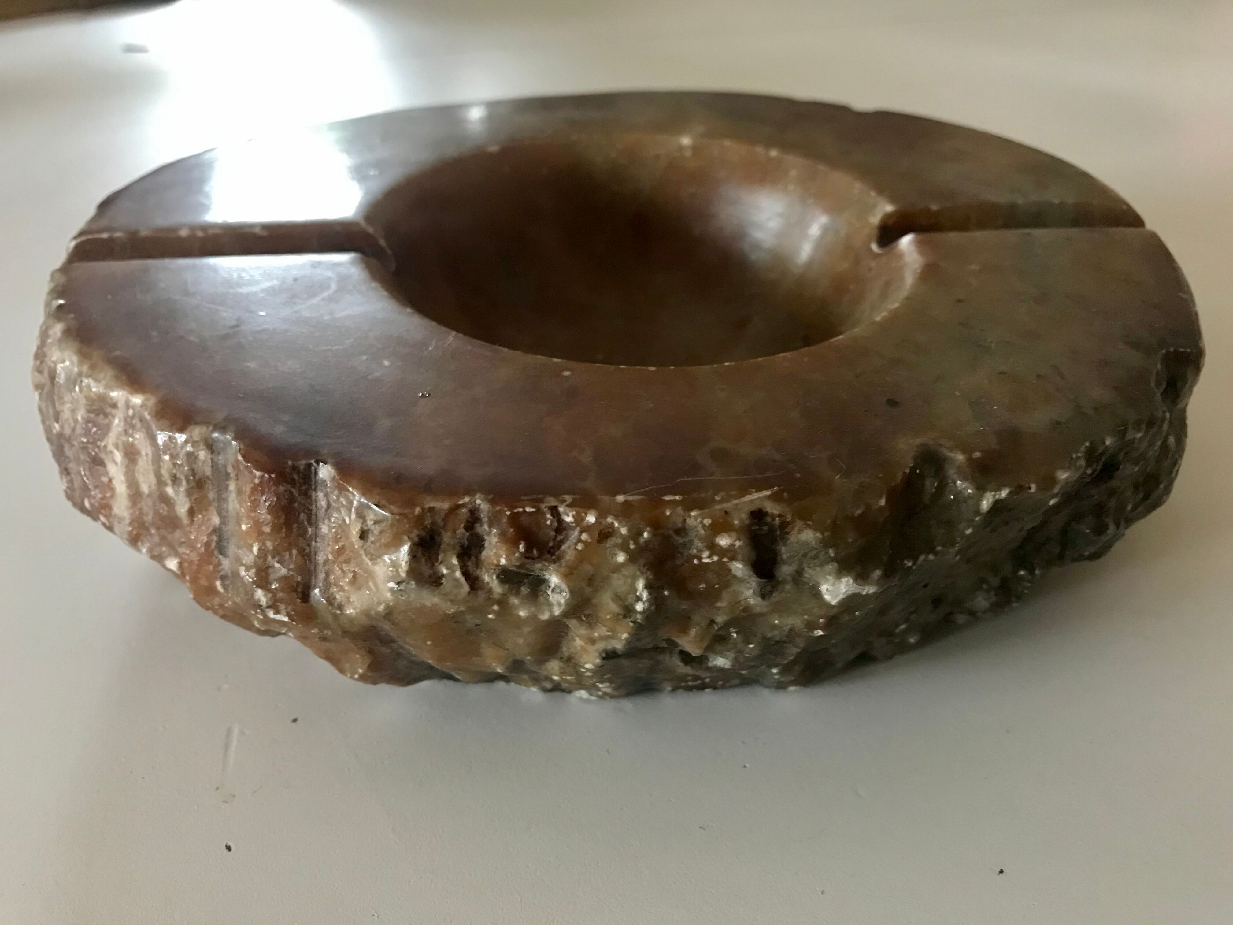 Vintage onyx ashtray