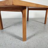 Scandinavian coffee table Mickaël Laursen in solid oak, Denmark 1960s