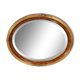 Miroir ovale en bois doré – début XXe