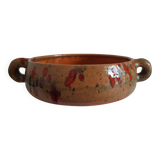 Vintage signed ceramic large plate