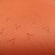 2 fauteuils en bois et tissu orange