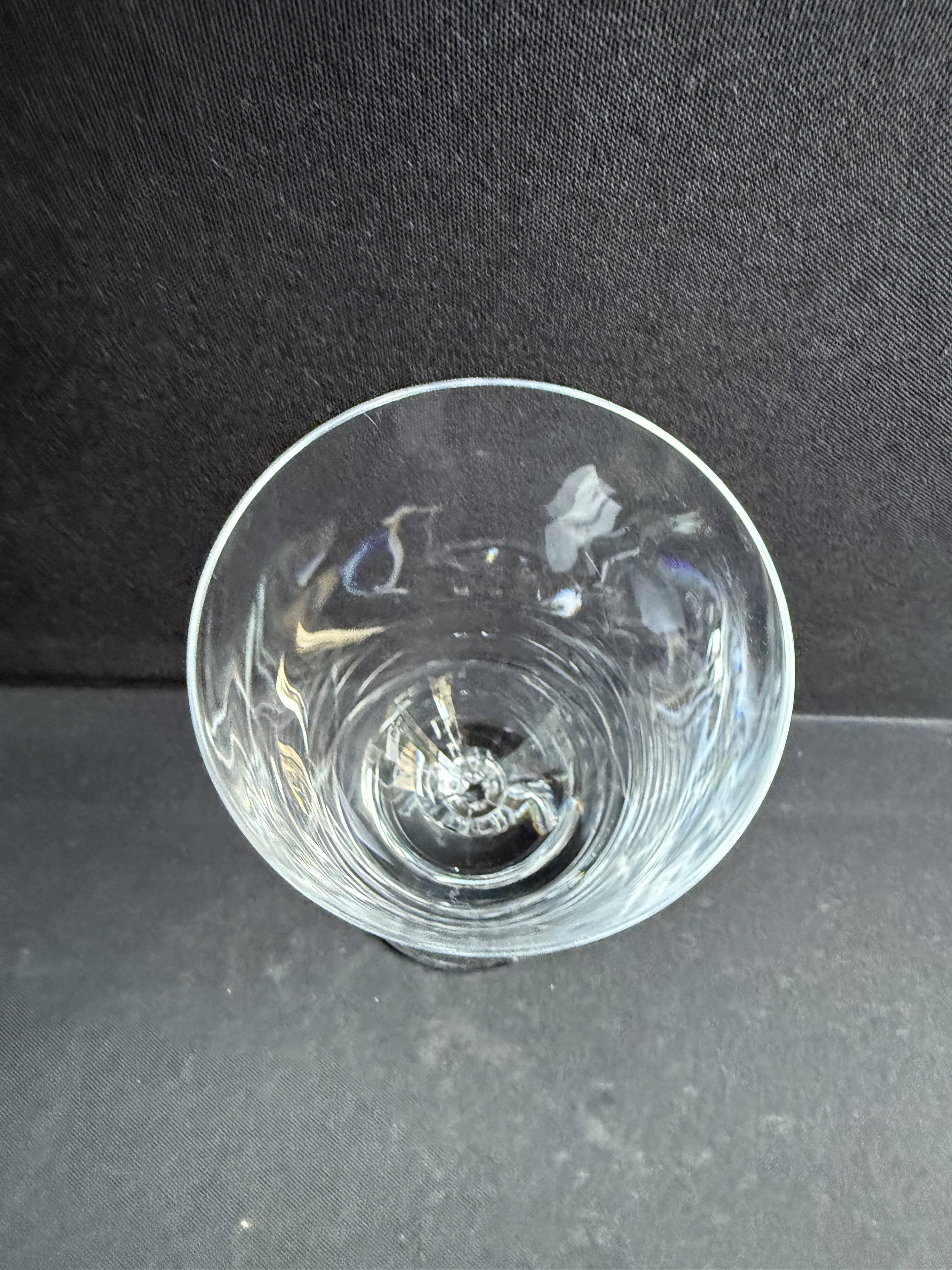 9 Verres Fréjus n°4 by Lalique France