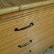 Bamboo and rattan chest of drawers  of the 60s