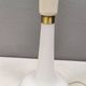 Le Klint Table Lamp, Milky White Opaline Glass, Brass Top, Model 311