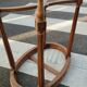Old Louis XVI style pedestal table with marble top