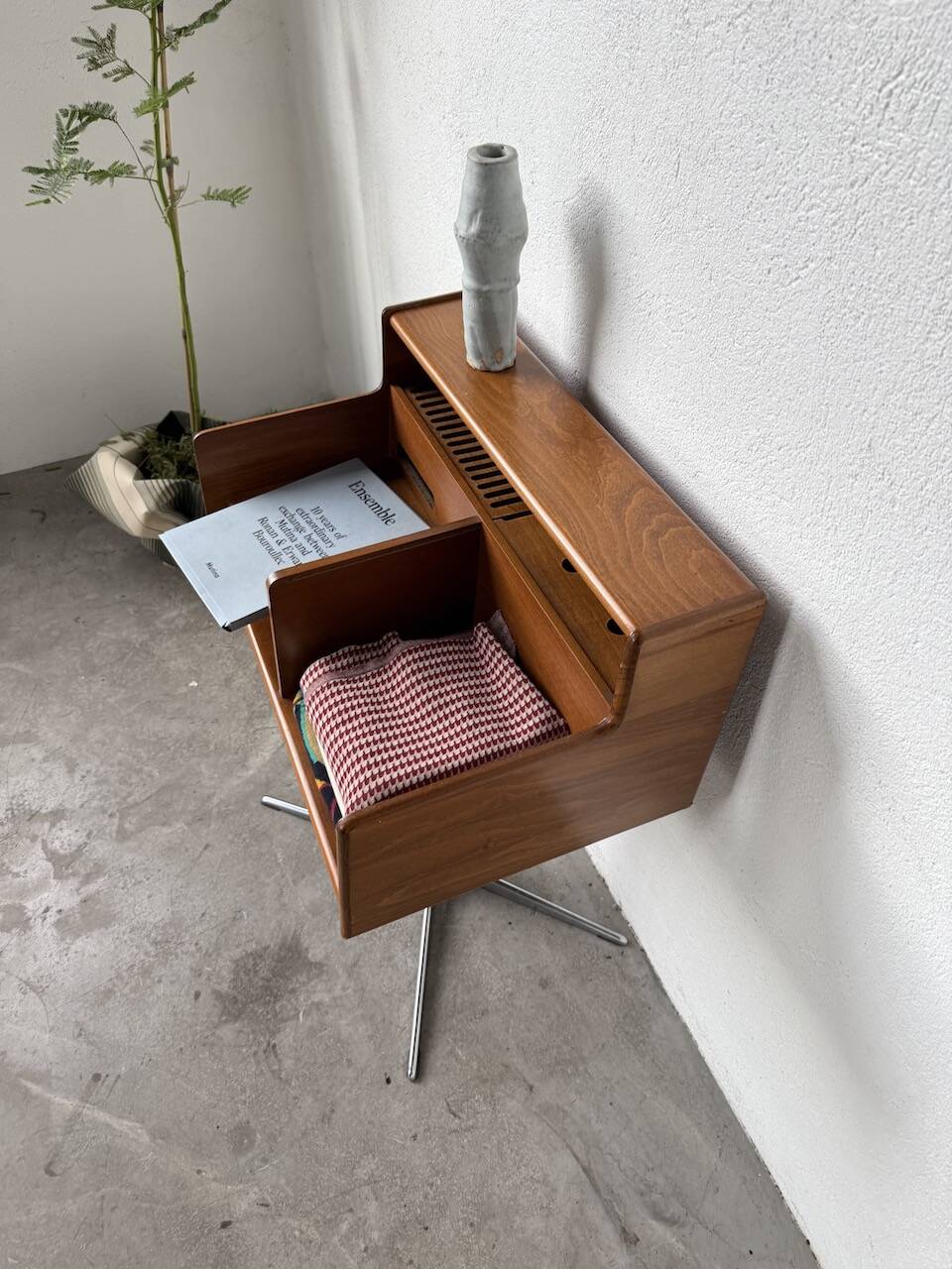 Meuble console ou petit bureau Fimsa Roma Italy teck