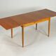 Vintage Cherrywood Dining Table Extendable 1960s Mid-Century