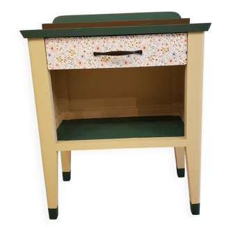 Chevet - Table de nuit vintage relooké