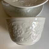 Set of 2 cups lunch XL 1960 ceramic Ginori Italian work