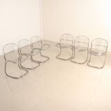 Set of 6 "Sabrina" chairs by Gastone Rinaldi for Rima 70's