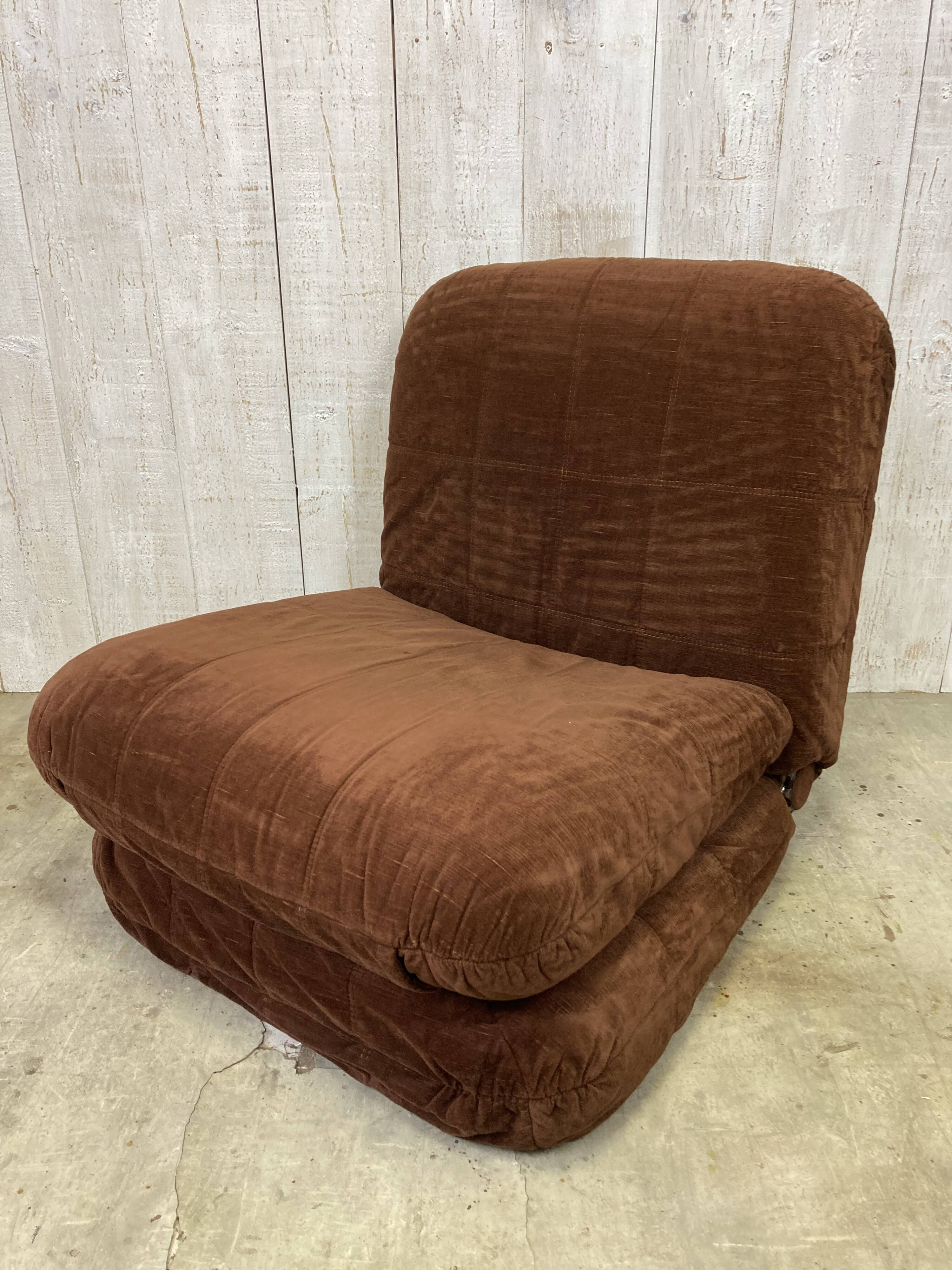 70's fireside chair