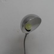Lampe de bureau vintage en métal chromé des années 60