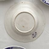 4 Sarreguemines "Jardinière" ironstone soup plates