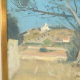 Ove Olson ( 1903-1975 ), Swedish Modern Painting, 1974, Oil on Canvas, Framed.