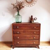Commode vintage pieds compas