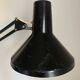 Lampe vintage 1970 d'architecte Twist noire bureau - 70 cm