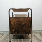 Bauhaus chromed nightstand by Robert Slezak