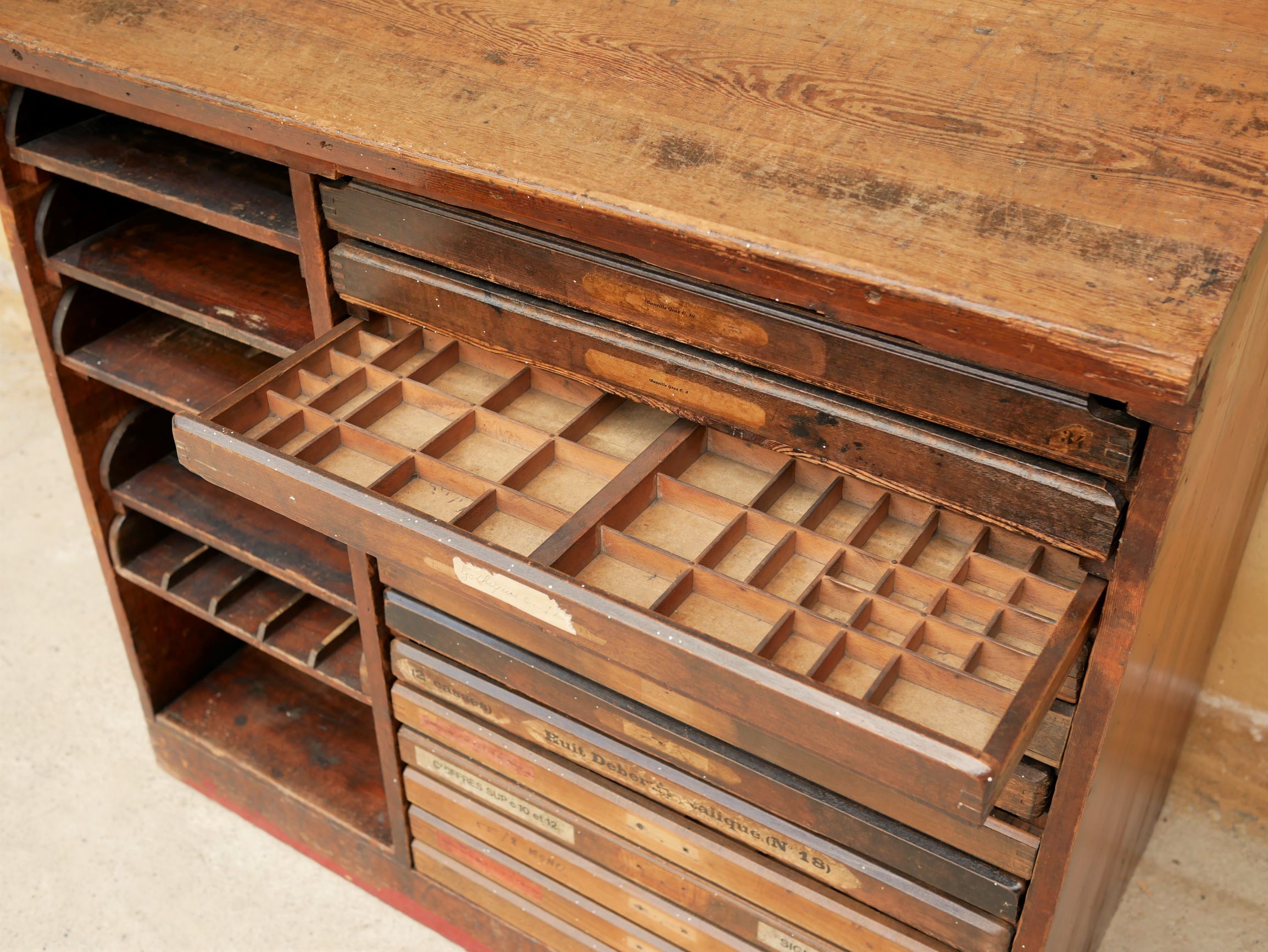 Vintage printing furniture - Craft furniture