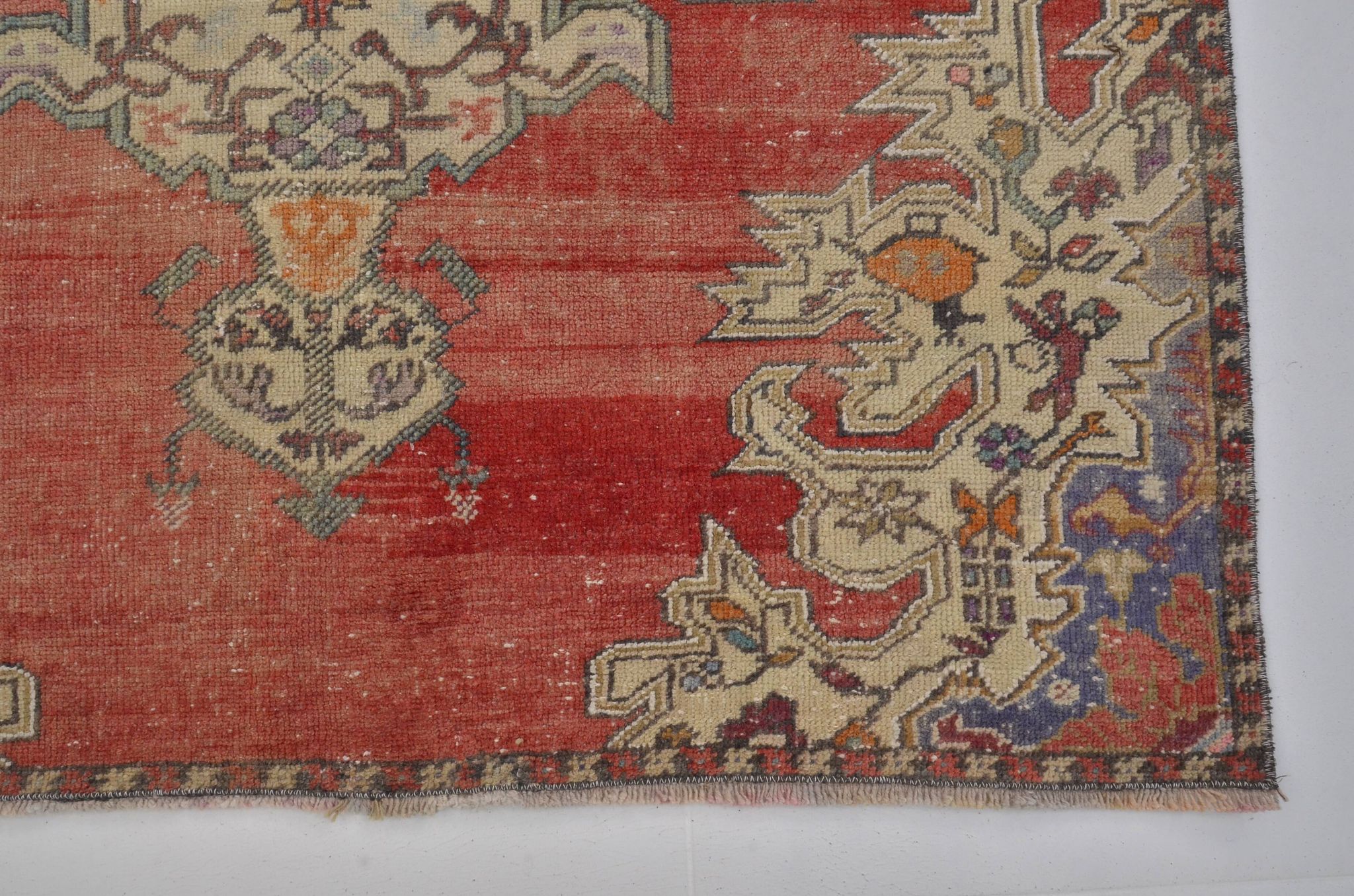 Red & Beige Oushak Rug sku 2489