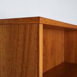 French vintage teak bookcase with 2 shelves from the 1960s
