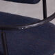 Postmodern steel and fabric bench, Italy, 1990s