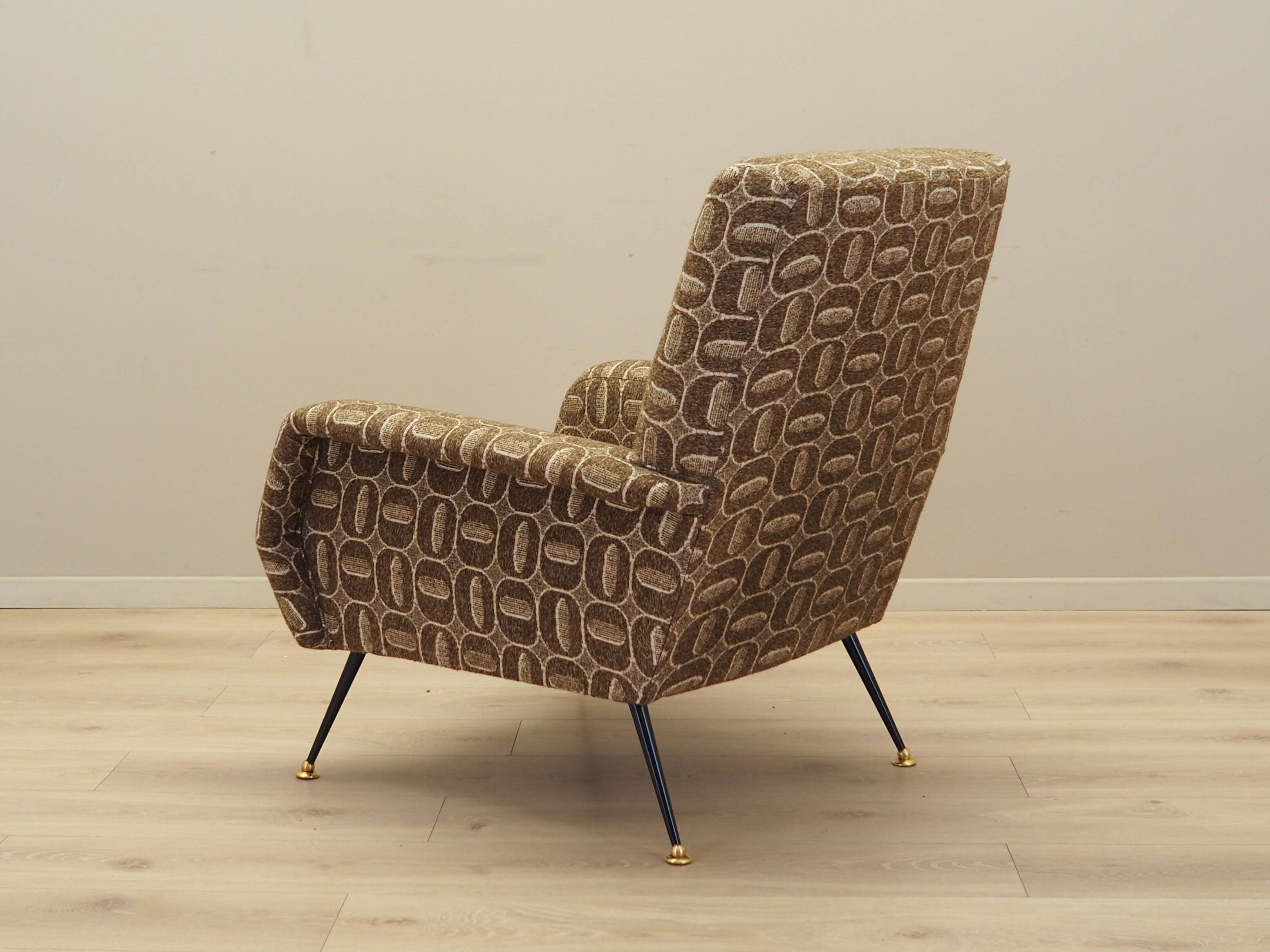 Lounge chair, Italian design, 1970s, production: Italy