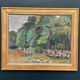 Large Original Swedish Oil on Canvas – “Stenmuren, from Grönet, Brantevik”