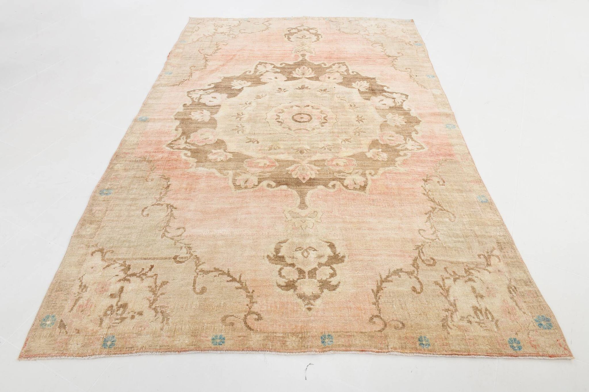 Brown & Beige Oriental Style Persian Rug, 198x308Cm