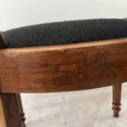 Restoration armchair in mahogany