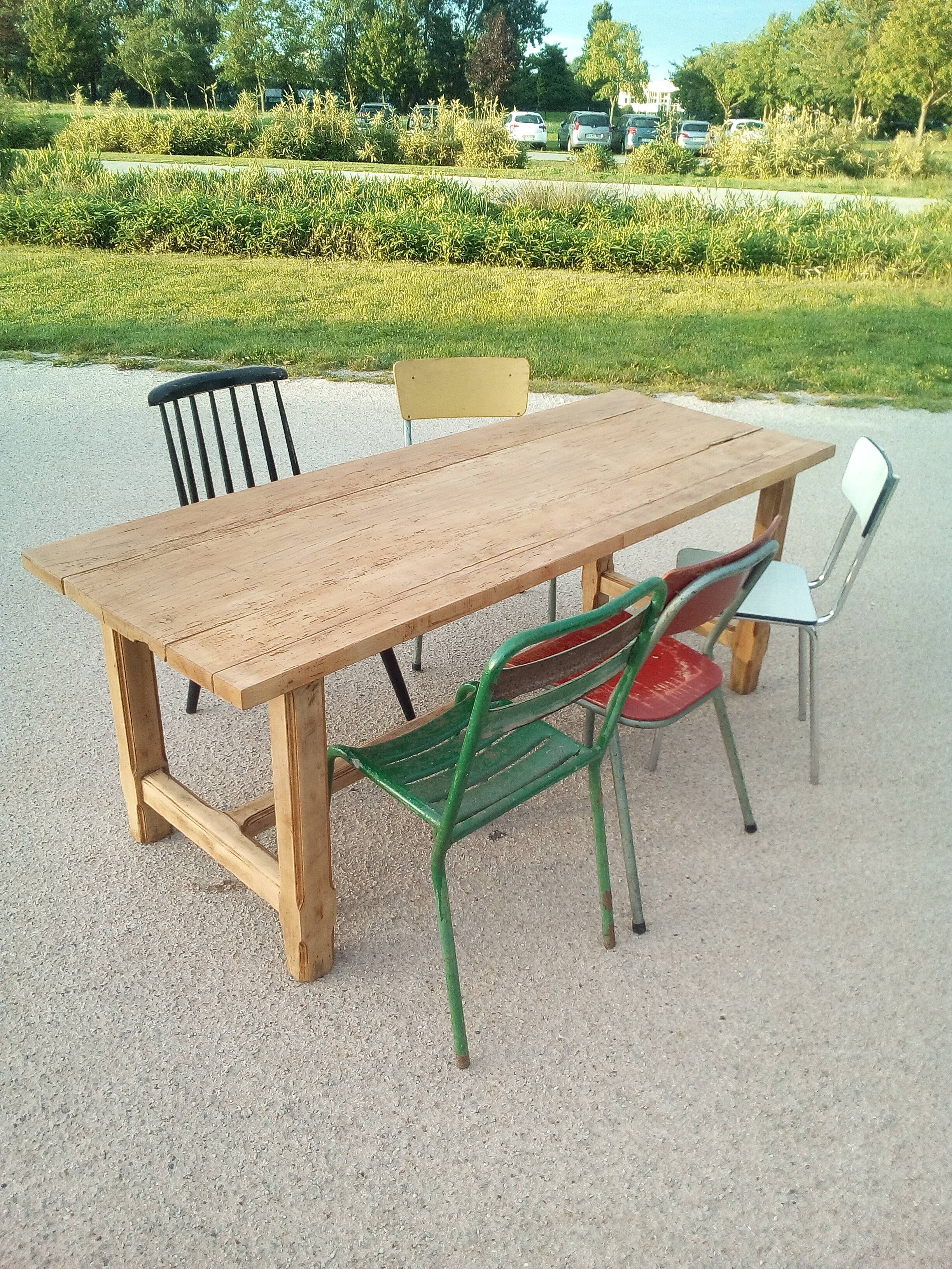 Old farm table