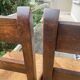 Set of 6 massive Brutalist chairs from the 1960s.